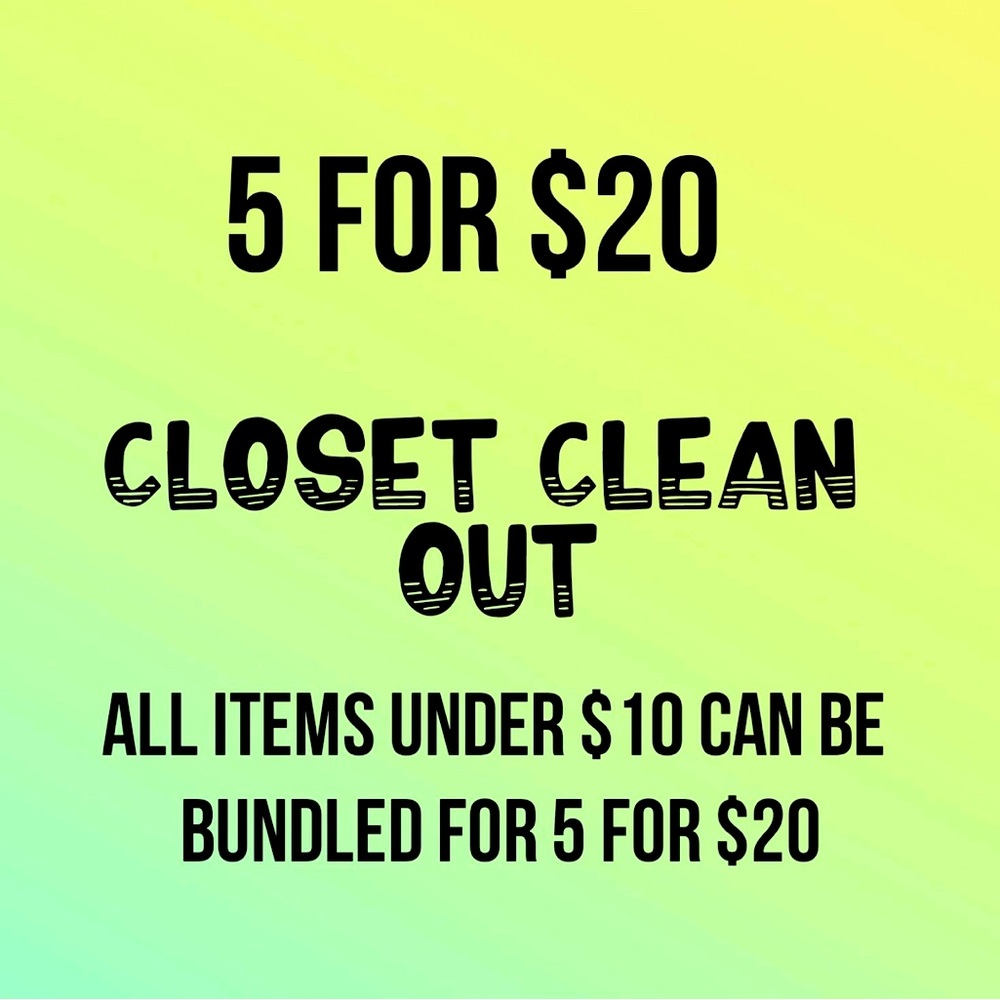 Closet cleanout